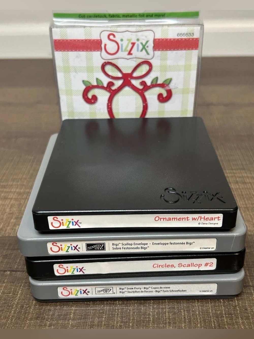 Sizzix Stampin Up Lot Of 4 Bigz Die Pre-Owned Condition